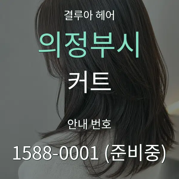 의정부시 커트 대표 안내 그래픽