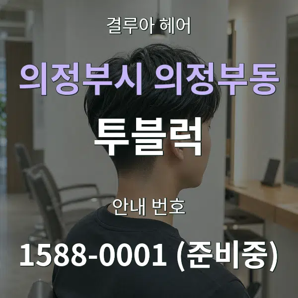 의정부시 의정부동 투블럭 대표 안내 그래픽