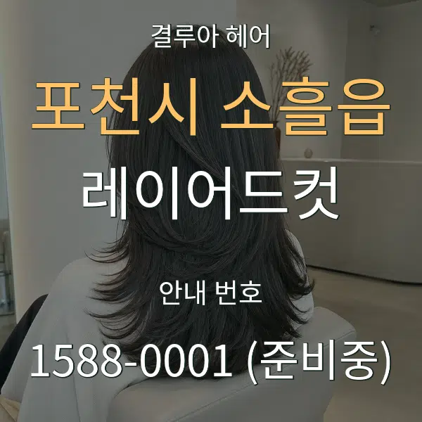 포천시 소흘읍 레이어드컷 대표 안내 그래픽