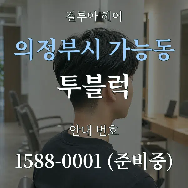의정부시 가능동 투블럭 대표 안내 그래픽